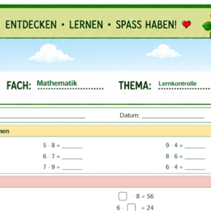 Mathe 3 - Kumi - Lernkontrollen 1